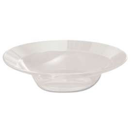 Designerware Plastic Bowls, 10 Oz, Clear, Round, 10/pack, 18 Packs/carton