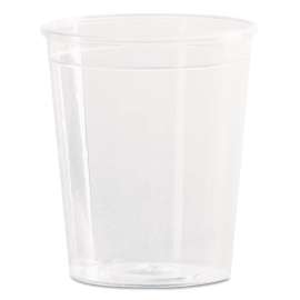 Comet Plastic Portion/Shot Glass, 2 oz, Clear, 50/Pack, 50 Packs/Carton