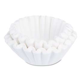 BUNN - White Flat Bottom Coffee Filters for 6 gal Urn Brewers (250 per Carton)