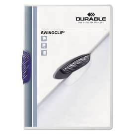 Swingclip Clear Report Cover, Swing Clip, 8.5 x 11, Clear/Clear, 5/Pack