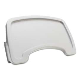 Sturdy Chair Microban Youth Seat Tray for Rubbermaid Commercial Youth Seats, 18.5 x 11.5 x 3.25, Plastic, Platinum