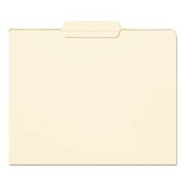 Reinforced Tab Manila File Folders, 1/3-Cut Tabs: Center Position, Letter Size, 0.75" Expansion, 11-pt Manila, 100/Box