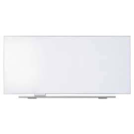 Polarity Magnetic Porcelain Dry Erase White Board, 96 x 44, White Surface, Silver Aluminum Frame