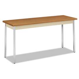 HON Utility Table, Rectangular, 72w x 36d x 29h, Harvest/Putty