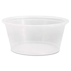 Conex Complements Portion/Medicine Cups, 3.25 oz, Clear, 125/Bag, 20 Bags/Carton