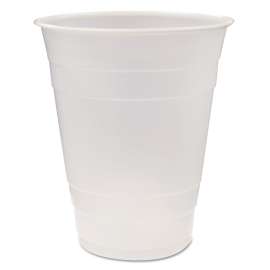 Translucent Drink Cups, 16 oz, Clear, 80/Pack, 12 Packs/Carton