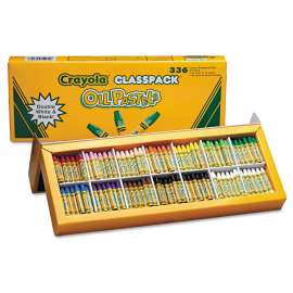 Oil Pastels,12 Assorted Colors, 336/Pack