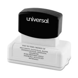 Recycled Custom Micropore Stamp, Preinked, 2.5 x 1.38