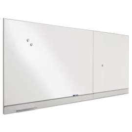 Polarity Magnetic Dry Erase White Board, 48 x 32, White Surface, Silver Aluminum Frame