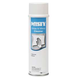 Glass and Mirror Cleaner with Ammonia, 19 oz Aerosol Spray, 12/Carton