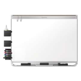 Prestige 2 DuraMax Magnetic Porcelain, 96 x 48, White Surface, Silver Aluminum/Plastic Frame