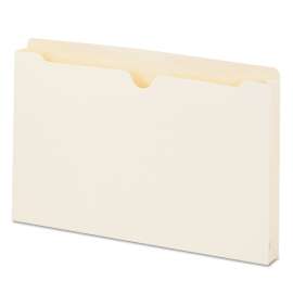 Economical Manila File Jackets, Straight Tab, Legal Size, Manila, 50/Box