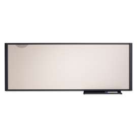 Prestige Cubicle Total Erase Whiteboard, 48 x 18, White Surface, Graphite Fiberboard/Plastic Frame