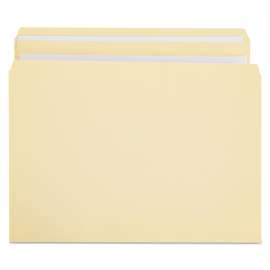 Double-Ply Top Tab Manila File Folders, Straight Tabs, Letter Size, 0.75" Expansion, Manila, 100/Box