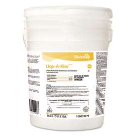Liqu-A-Klor Disinfectant/sanitizer, 5 Gal Pail