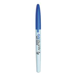 Vis-a-Vis Wet Erase Marker, Fine Bullet Tip, Blue, Dozen