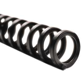 ProClick Easy Edit Spines, 1/2" Diameter, 85 Sheet Capacity, Black, 25/Pack