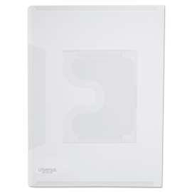 Transparent Deluxe Locking Project Files with CD-ROM Holder, Letter Size, Clear, 25/Pack