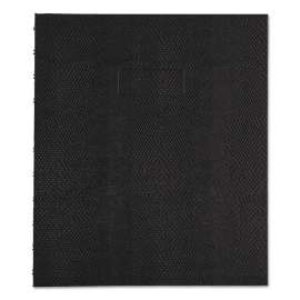 MiracleBind Notebook, 1 Subject, Medium/College Rule, Black Cover, 11 x 9.06, 75 Sheets