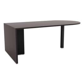 Alera - Valencia Series Espresso D-Top Office Desk