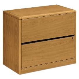 HON 310 Series Vertical File, 2 Letter-Size File Drawers, Black, 15" x 26.5" x 29"