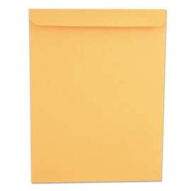 Catalog Envelope, 28 lb Bond Weight Kraft, #13 1/2, Square Flap, Gummed Closure, 10 x 13, Brown Kraft, 250/Box