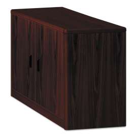 HON Assembled Storage Cabinet, 36w x 18.13d x 71.75h, Black