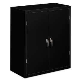 HON Assembled Storage Cabinet, 36w x 24.25d x 71.75h, Light Gray