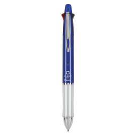 Dr. Grip 4 + 1 Multi-Color Ballpoint Pen/Pencil, Retractable, 0.7 mm Pen/0.5 mm Pencil, Black/Blue/Green/Red Ink, Blue Barrel