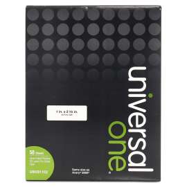 Deluxe Clear Labels, Inkjet/Laser Printers, 1 x 2.63, Clear, 30/Sheet, 50 Sheets/Box