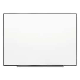 Fusion Nano-Clean Magnetic Whiteboard, 48 x 36, White Surface, Black Aluminum Frame