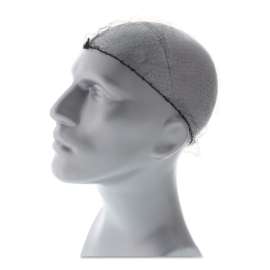 Lightweight Latex-Free Hairnets, Nylon, 28", Black, 144/Box, 20 Boxes/Carton