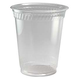 Kal-Clear PET Cold Drink Cups, 12 oz to 14 oz, Clear, Squat, 50/Sleeve, 20 Sleeves/Carton