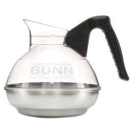 BUNN - Easy Pour 64 oz Glass Coffee Carafe with Black Handle