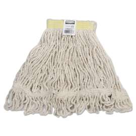 Super Stitch Blend Mop, Cotton/Synthetic, Small, White, 6/Carton