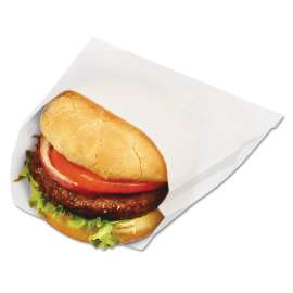 Waxed Single-Serve Bags, 6" X 7", Translucent, 6,000/carton