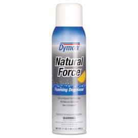 Natural Force Foaming Degreaser, Citrus, 17 oz Aerosol Spray, 12/Carton