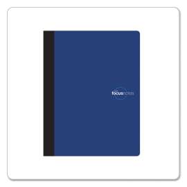 FocusNotes Composition Book, Lecture/Cornell Rule, Blue Cover, 9.75 x 7.5, 80 Sheets
