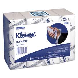 Multi-Fold Paper Towels, 4 Pack Bundles, 9.2 x 9.4, White, 150/Pack, 16/Carton