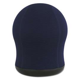 Zenergy Swivel Ball Chair, Backless, Supports Up to 250 lb, Blue Seat, Black Base, Ships in 1-3 Business Days