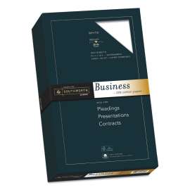 25% Cotton Business Paper, 95 Bright, 20 lb Bond Weight, 8.5 x 14, White, 500 Sheets/Ream