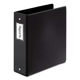 Premier Easy Open Locking Round Ring Binder, 3 Rings, 3" Capacity, 11 x 8.5, Black
