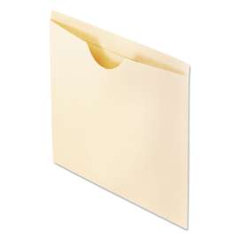 Smart Shield Reinforced File Jackets, Straight Tab, Letter Size, Manila, 100/Box