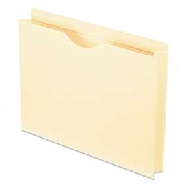Smart Shield Reinforced File Jackets, Straight Tab, Letter Size, Manila, 50/Box