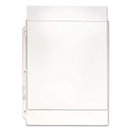 Top-Load Poly/Vinyl Three-Hole Sheet Protectors, Heavy Wt, Letter, 50/Box