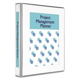 UltraLast Heavy-Duty View Binder with One Touch Slant Rings, 3 Rings, 1" Capacity, 11 x 8.5, White