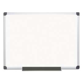 Value Lacquered Steel Magnetic Dry Erase Board, 48 x 36, White Surface, Silver Aluminum Frame