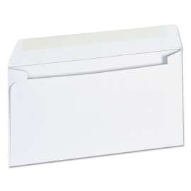 Open-Side Business Envelope, #6 3/4, Square Flap, Gummed Closure, 3.63 x 6.5, White, 500/Box