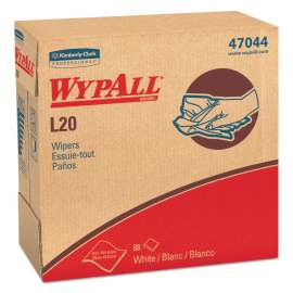 L20 Towels, POP-UP Box, 4-Ply, 9.1 x 16.8, White, 88/Box, 10/Carton