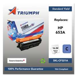751000nsh1604 Remanufactured Cf321a (653a) Toner, 16,500 Page-Yield, Cyan
